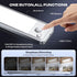 LUMIJOLI 5 Pack 2200maAh Closet Under Cabinet Lighting Wireless Rechargeable LED Motion Sensor Magnetic Light Indoor