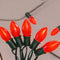 LED C9 Red Christmas Lights Outdoor, 25FT C9 LED Outdoor String Lights