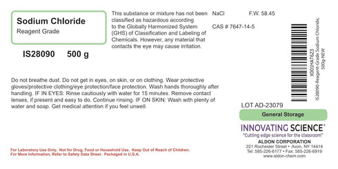 Innovating Science Reagent-Grade Sodium Chloride, 500g - The Curated Chemical Collection