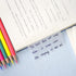 Transparent Sticky Notes - 3x3 inch Clear Waterproof Self-Adhesive Pads for Books Annotation (200 Sheets)