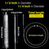 4 Pcs Extra Long Cleaning Brush for Straw Tube Pipe Hose Bottle Refrigerator Drain, 1m/39in by Prasacco