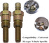 2 Pack 66792 Top Dead Center Locator, Screw in 14mm Spark Plug Hole of Cylinder Head