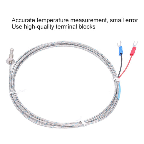 WRNT-02 M8 K-Type Thermocouple, Scanners & Testers Temperature Probes Sensor Wire Screw Temperature Probe 0-600?