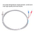 WRNT-02 M8 K-Type Thermocouple, Scanners & Testers Temperature Probes Sensor Wire Screw Temperature Probe 0-600?