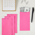 Okuna Outpost 100 Pack Money Envelopes for Cash, Payroll, 100GSM, Pink (4 x 7 In)