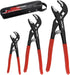 HAUTMEC 3PCS Tongue and Groove Joint Pliers Tool Set, Auto-Adjusting Water Pump