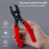 Strain Relief Crimper, Anti-Rust Low Carbon Steel Electrical Pliers for Power Cable Fasten Wire Tool