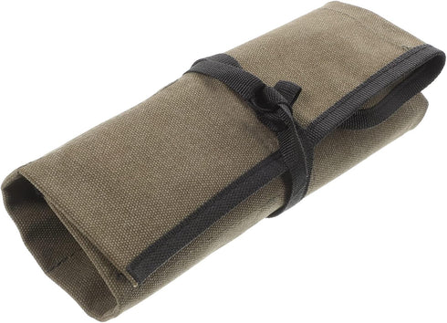 DOITOOL Roll Pouch for Craftwork, Electricians Bag Organizer Tool Pockets for Woodworking and Mechanic