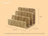 IMAYLLA Desk Mail Organizer - Small File Holders, Document Filing Folders, Paper Organizer for Office Desk Accessories
