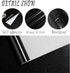 Glossy Black Contact Paper - Shiny Peel and Stick Wallpaper for Kitchen Cabinets, 15.8" 118.1"