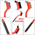 JJUNW 8Pcs Set, Set Nylon Cleaning Brushes, Steel Wool Brush, Crevice Cleaning Brushes Wire Brush Detailing Brushing