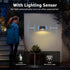 3 Closet uuffoo Rechargeable Motion Sensor Wall Light, Magnetic Linkage Multi-Sensor Stair Lights with Brightness
