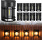 Solar Fence Lights Outdoor, 8 Pack Waterproof Solar Lights Outdoor, Outdoor Solar
