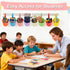 8 Pack Vowcarol Metal Pencil Holder Crayon Organizer for Classroom with Hanging Rack for Wall, Crayon Holder Hanging