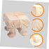 4pcs NUOBESTY Solid Rubber Wood Carved Furniture Legs with Skid Design Stable Sofa and Cabinet Support Feet Decorative