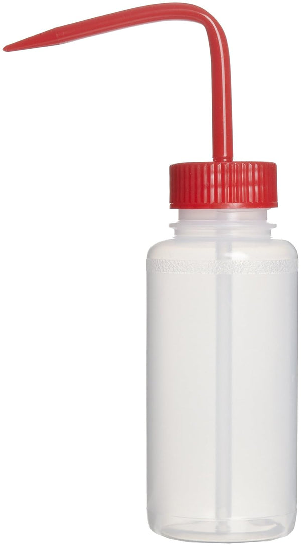 Bel-Art Scienceware 116250250, 250ml Capacity Low-Density Polyethylene Wide-Mouth Wash Bottle, with 38mm