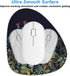 Rimilak Small Mouse Pad, 6 x 7 Inch, Irregular Mini Mouse Pad with Non-Slip Rubber Base, Waterproof Compact for Laptop,