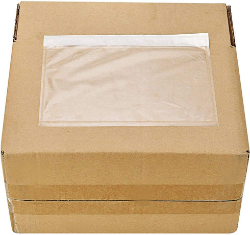 Packing List Envelopes - Clear Adhesive Bags 7.5" X 5.5", Pack of 1000