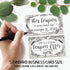 Set of 50 Blank Coupon Cards - Botanicals Gift Card Stationery for Small Business, Restaurants, Salons