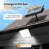 150% 184 3 16.4 Solar Lights Outdoor Waterproof Motion Sensor Security Lights, Upgraded Convex Lens Bright, LED, Modes