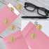 Pink 100 Pack Cash Envelopes - 3.5 x 6.5 inch Self Seal Envelopes for Savings, Money, Coin, Check, Small Items