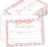 BWTRVL Kids Thank You Cards with Envelopes, Pink Ribbon Theme Fill in the