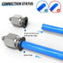 TAILONZ PNEUMATIC Male Straight 6MM Tube OD x 10-32 Inch UNF Thread Push to Connect Fittings (Pack of 10)