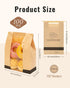 100Pcs 14 8.3 3.5 Inch 126 Bake Choice Paper Bread Bags for Homemade Bread, x x Sourdough Bags with Tin Tie Tab Lock
