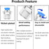 10mm Push to Connect Fittings: CEKER 10mm x 1/8" NPT Male Thread Quick Connect Pneumatic Fittings (10 Packs)