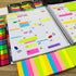 Sticky Notes, 0.6x3 Inch, 1200 Sheets Self-Stick Notes, Bright Colors, Easy to Post for School, Office