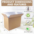 Cevhzoe 12 Pack Frozen Packing, 11 6.1 7.8 Inch, Insulated Shipping Boxes for Shipping Food, Cold Shipping Boxes, Large