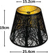 Ldqwztv Lamp Shades for Table Lamps, Metal Small Lampshade for Wall Light Cover, Rustic-lamp Shadewith Pattern of Trees