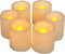 CANDLE CHOICE Battery Operated Flameless Votive Candles Small Bright Flickering LED Candle