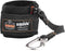 Ergodyne Squids 3114 Pull-On Wrist Tool Lanyard, 3 Pounds, Black with Stainless Steel Carabiner