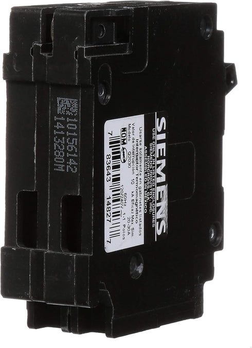 Siemens Q2030 One 20-Amp and One 30-Amp Single Pole 120V Circuit Breaker