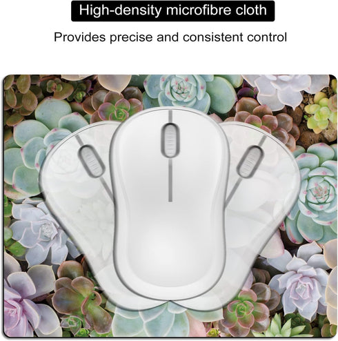 Cyanbone 5.5 7 Small Mouse Pad Cute, Mini Mouse Pads for Wireless Mouse and Laptop, Travel Mousepad with Designs