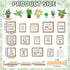 Classroom Inspirational Bulletin Board Set, Greenery Classroom Decoration Plant Potted Positive Affirmations Cutouts