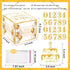 Birthday Money Gift Box with DIY Stickers, Surprise Cash Holder with Pull Out Card & 100Pcs Bags for Birthdays