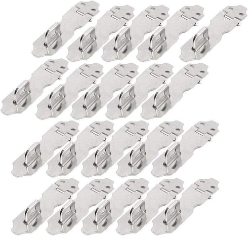XMHF 20 Sets Stainless Steel Padlock Hasp Gate Lock Door Clasp Drawer Latch