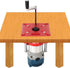 ZGHUNVRE 65mm Router Table Lifting System, Milling Table Elevation, Aluminum Alloy Insert Plate with Anodized Cutting