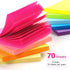 Early Buy Lined Sticky Notes, 3x3 Self-Stick Notes in 9 Bright Colors, 70 Sheets/Pad