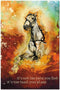 Tree-Free Greetings EcoNotes Stationary - Blank Note Cards with Envelopes, 4" x 6", Trail You Blaze, Horse Themed,