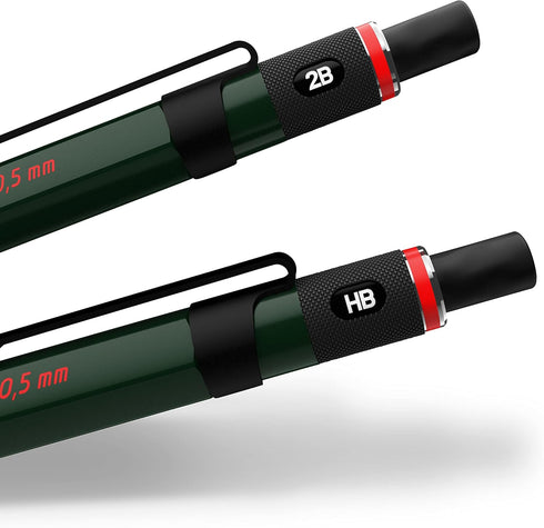 Rotring 500 Mechanical Pencil, 0.5mm, Green Barrel.
