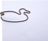 Duck Shaped Paper Clips, 100 Count Brown, Great for Collectors or Office Gift, Comes in Round Tin