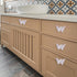 4 Pcs White Butterfly Creative Cabinet Drawer Handle, Zinc Alloy Knob for Wardrobe Dresser Door