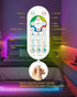 16.4FT, 55-85 inch Daymeet LED Strip Lights RGBIC LED Lights for TV for TV Led Backlight Rainbow Color Changing Led TV