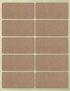Mr-Label 2”×4” Printable Natural Kraft Brown Label Sticker for Mason Jars, Crafts, Candles, Gift Label (100 Labels)