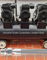 Industrial Grade Compressor Jumper Hose, 3/4" NPT Male Compression Adapter, 20" Length Flexible Hose