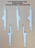 Blind Shade Repair 5pc (3.5" Shutter Joiners. Fit Hunter Douglas Clearview Shutter, Eclipse Shutter Joiner)