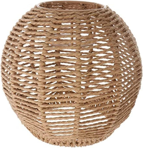 Koolouispoper Lampshade for Cover Table Lamp Rattan Lamp Pendant Light Vintage Hanging Lighter